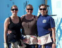 Picture of three volunteers
